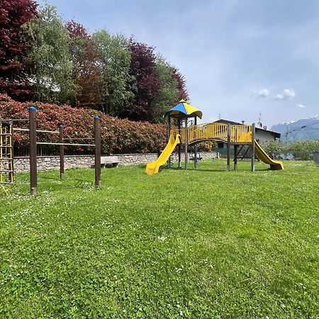 L'Acero Rosso - Giardino Privato E Box Auto Villa Menaggio Buitenkant foto