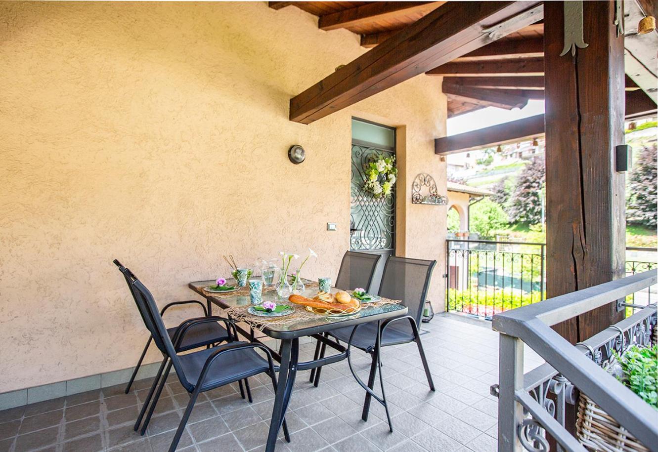 L'Acero Rosso - Giardino Privato E Box Auto Villa Menaggio Buitenkant foto