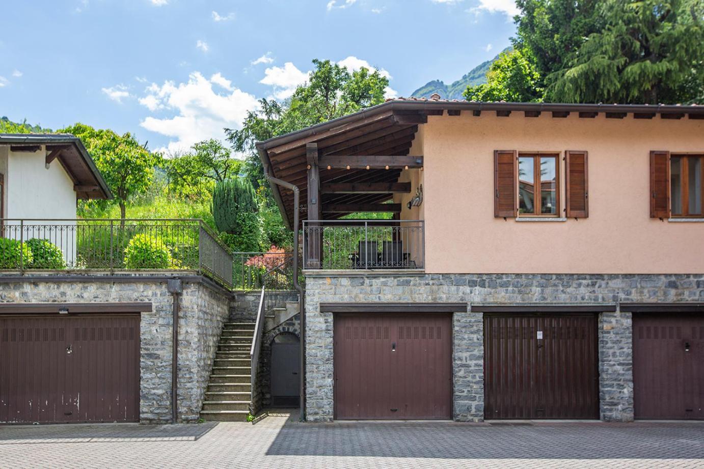 L'Acero Rosso - Giardino Privato E Box Auto Villa Menaggio Buitenkant foto